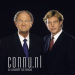 20-06-1999 Joop van den Ende and John de Mol at studio Amsterdam Photo: Govert de Roos/Connu